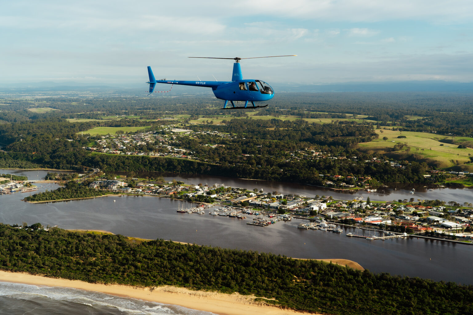 Lakes Entrance Helicopters - Lakes Entrance Cunningham Arm Gippsland Lakes