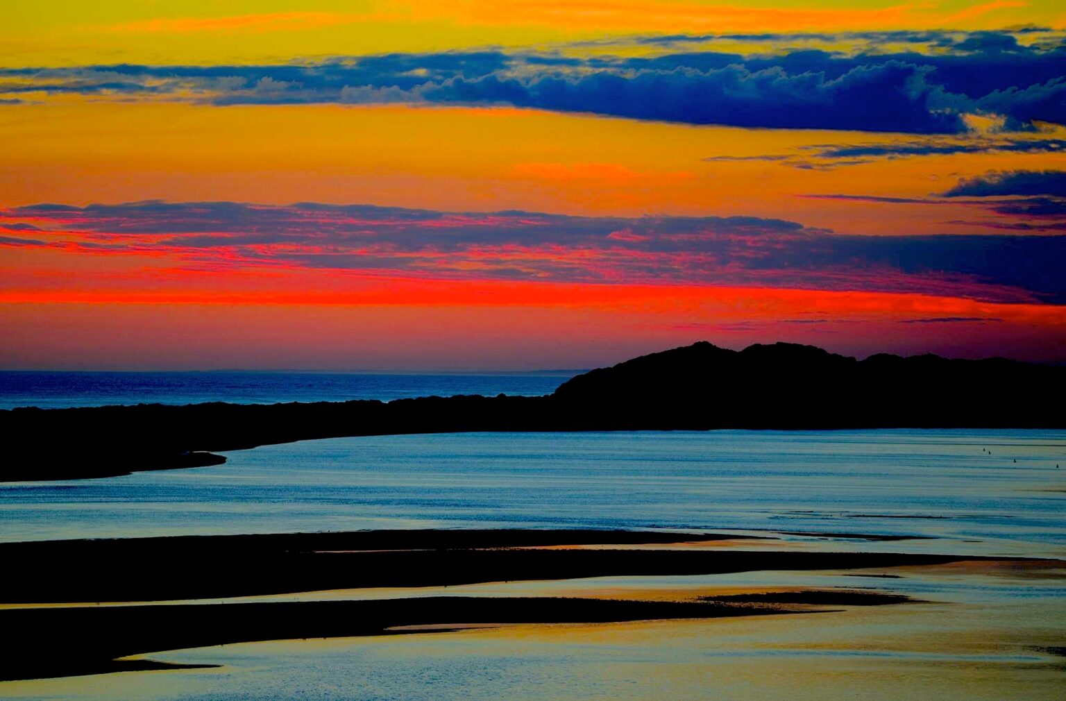 Marlo estuary sunset