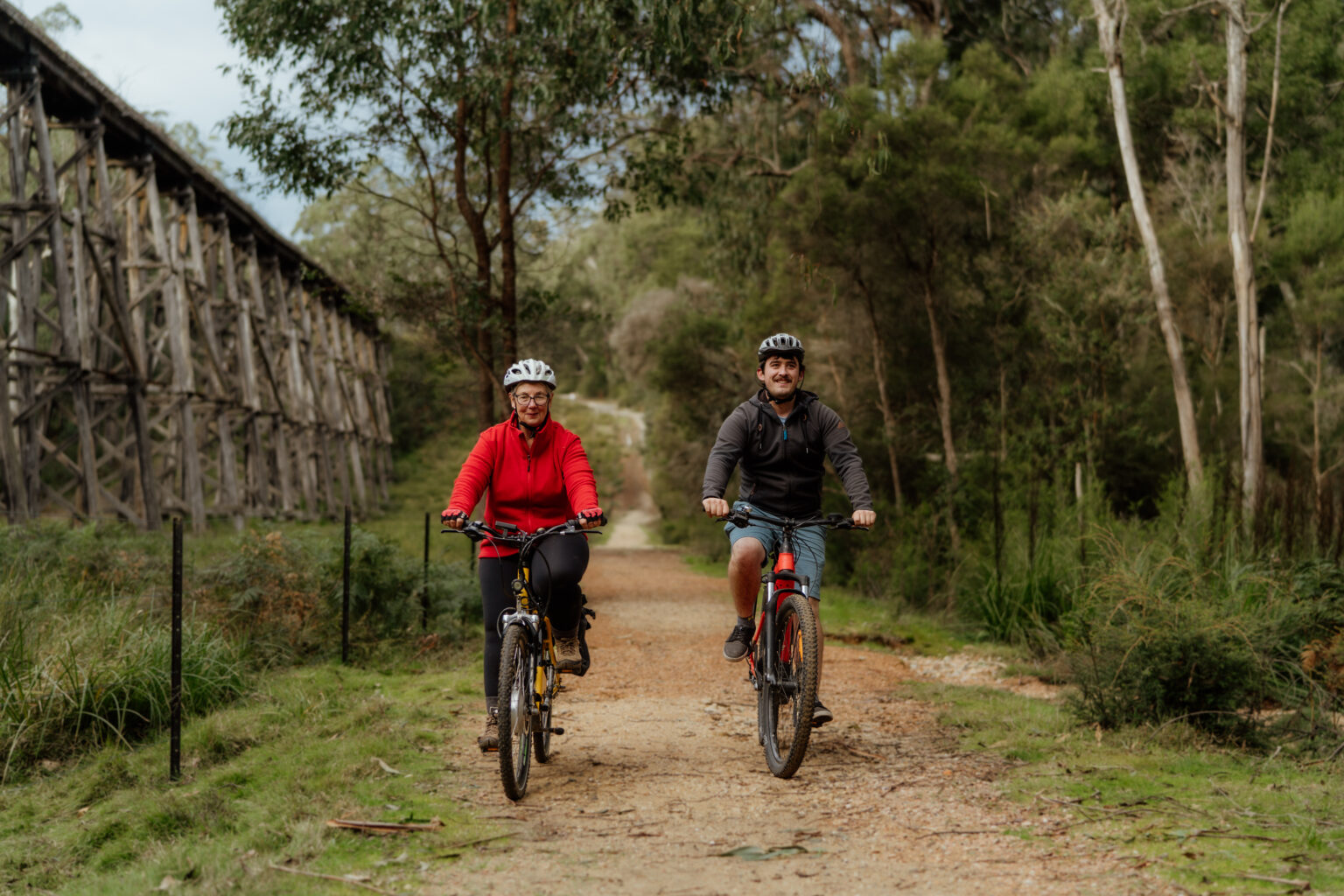 Snowy River Cycling 36 East Gippsland Rail Trail Stony Creek Trestle Bridge