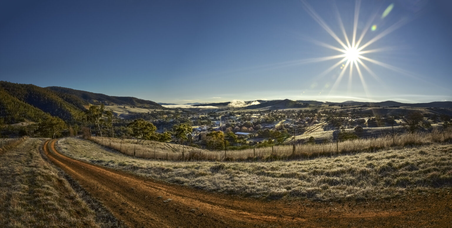 Sunrise over the Omeo Valley
