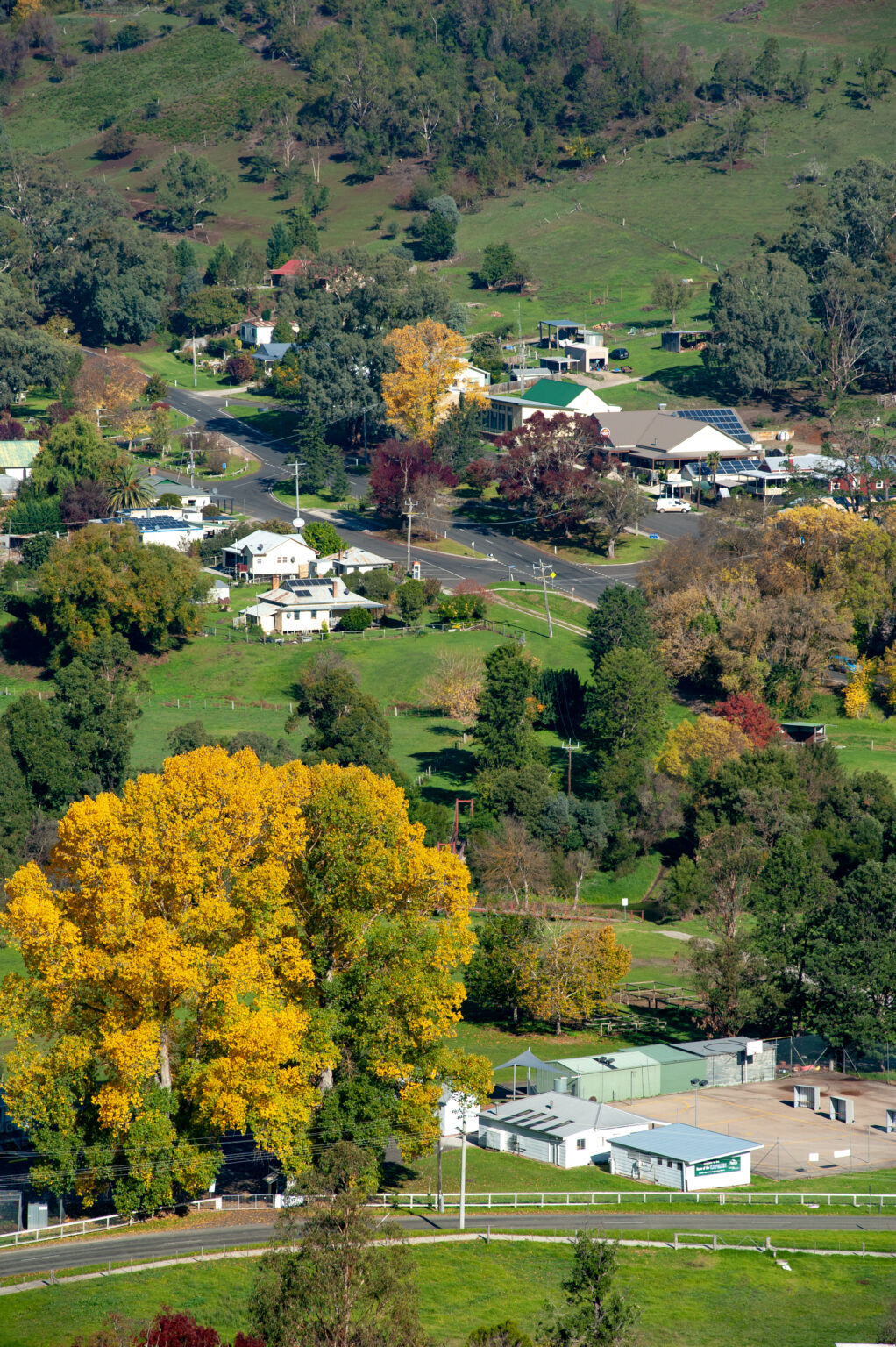 Buchan _ Autumn _ Aerial Views of Town & Hills (6)
