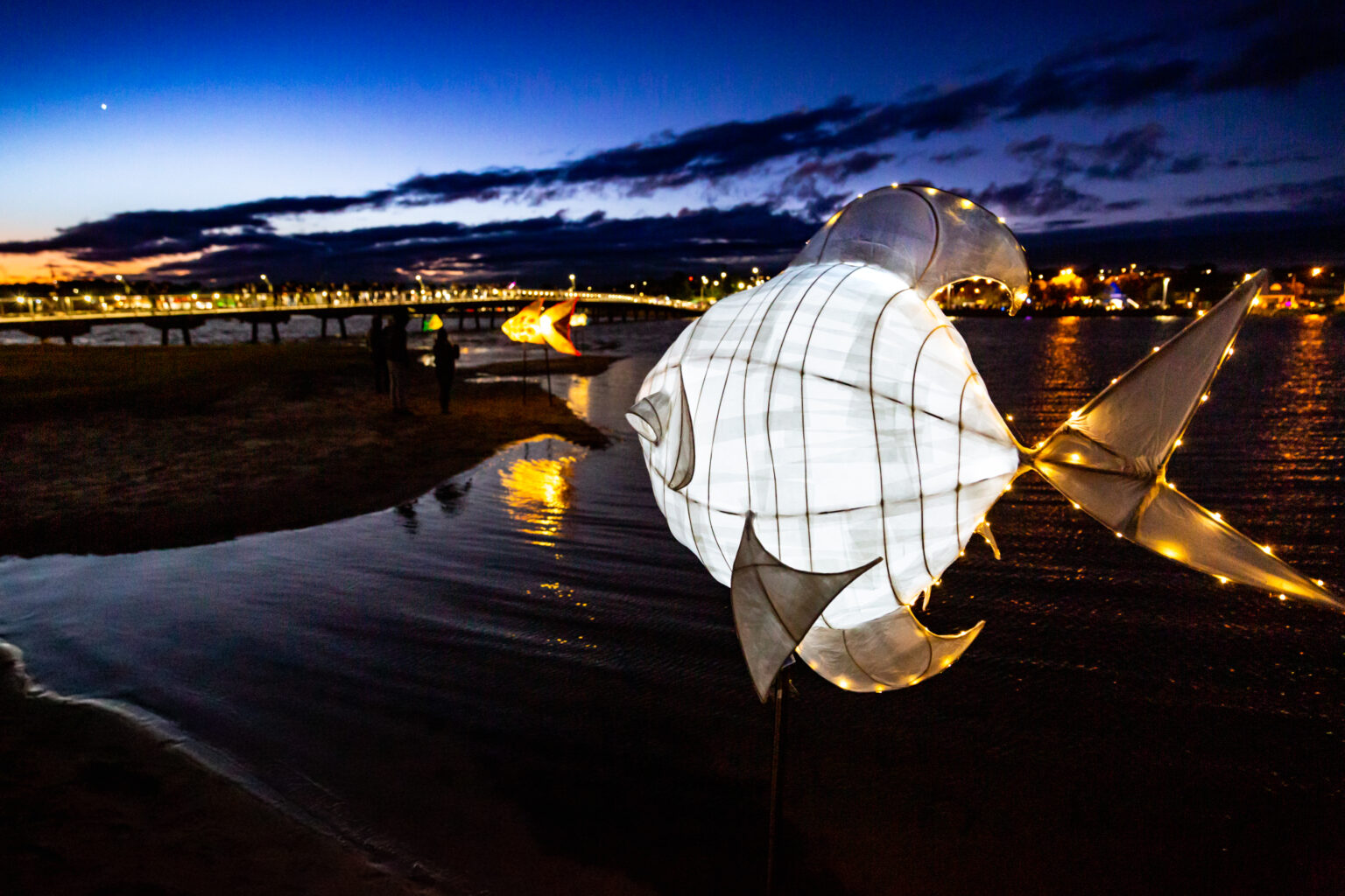 East Gippsland Winter Festival Lakes Entrance Fish Lanterns