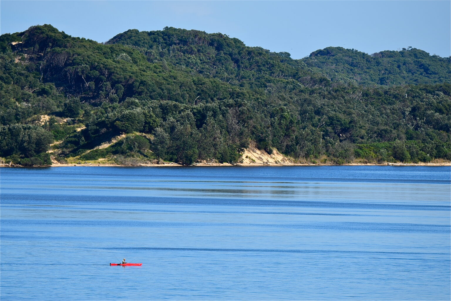 Kayaking on the Snowy River Estuary at Marlo