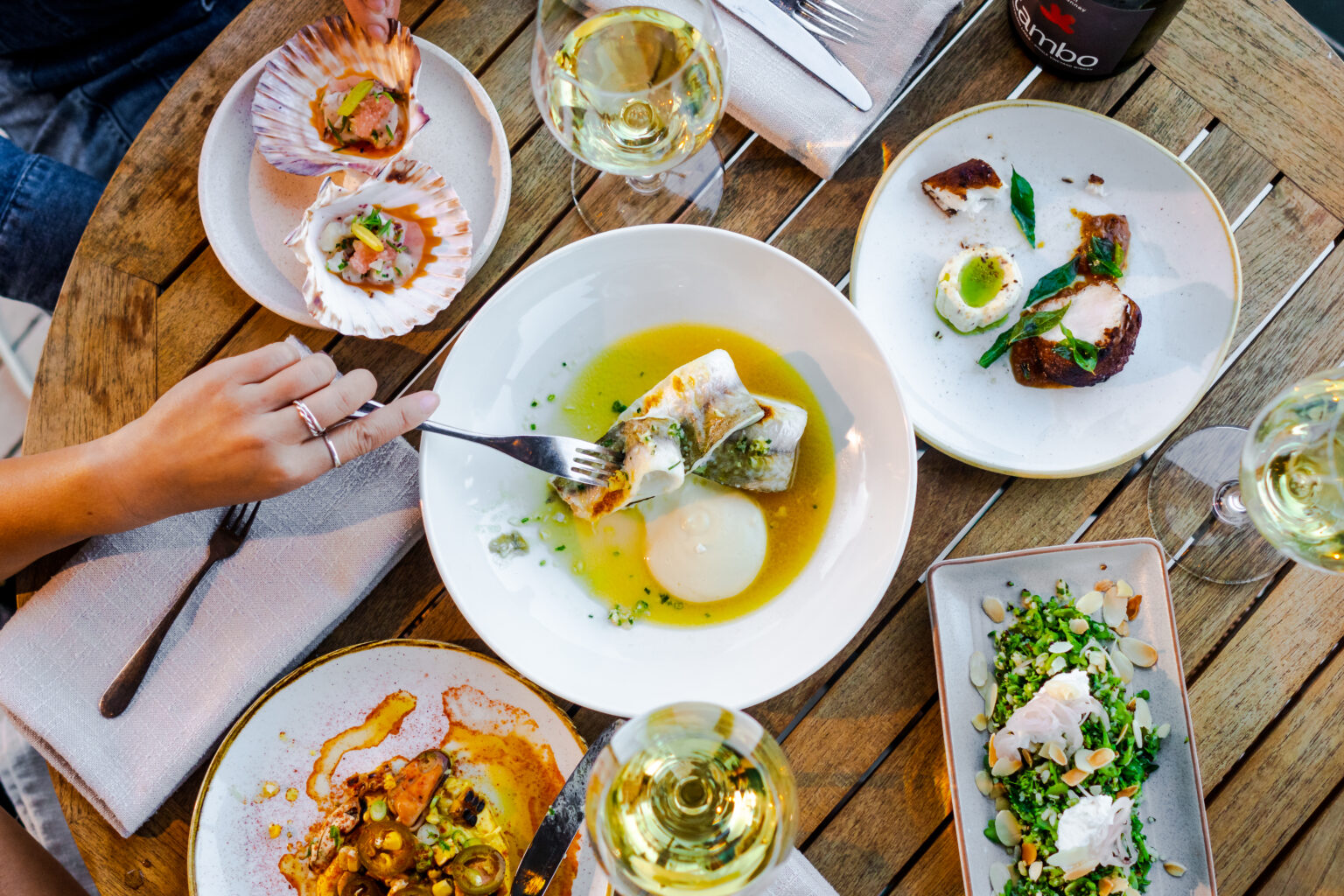 Dining at Sodafish - Lakes Entrance