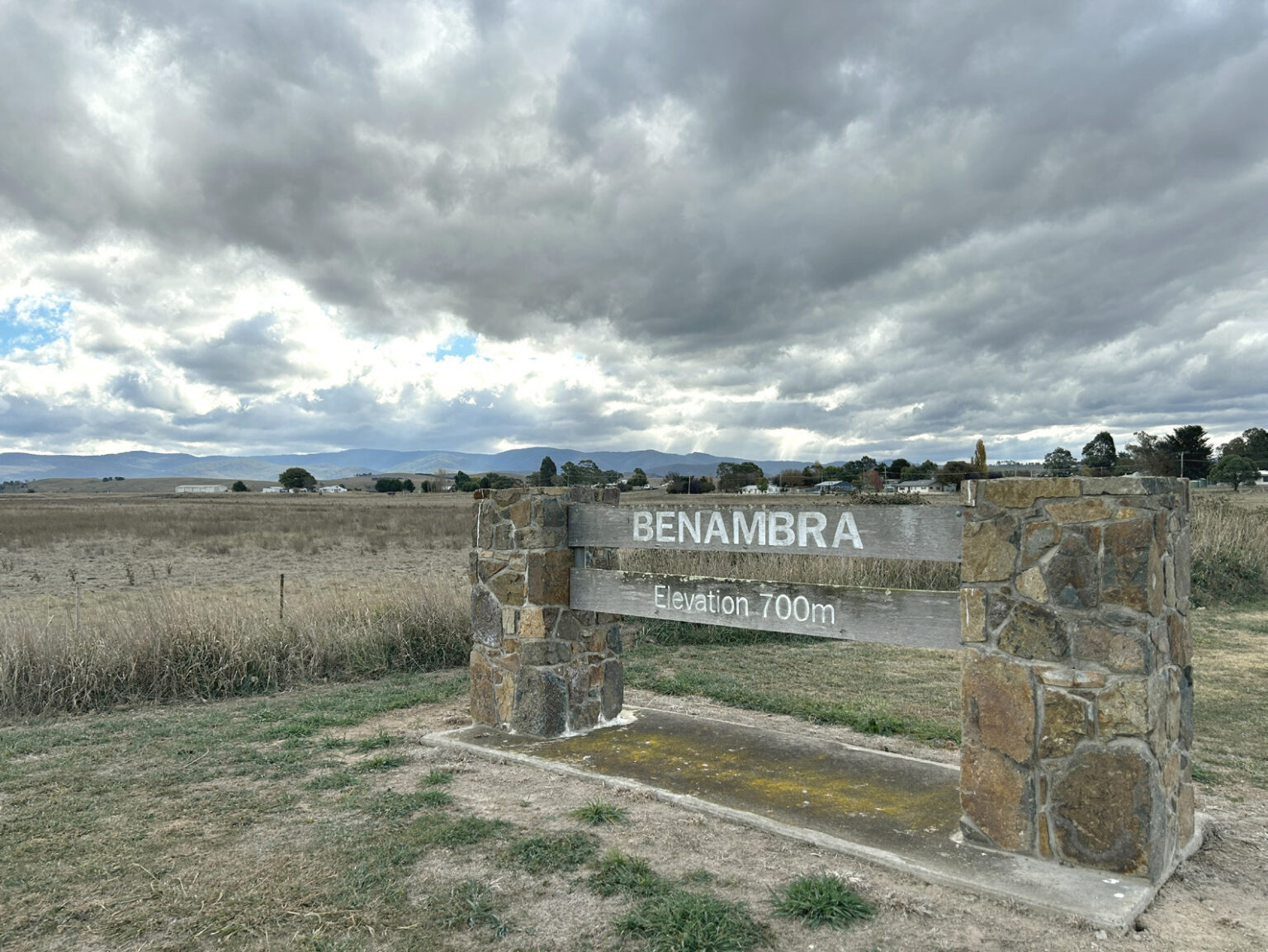 Benambra - Town Sign