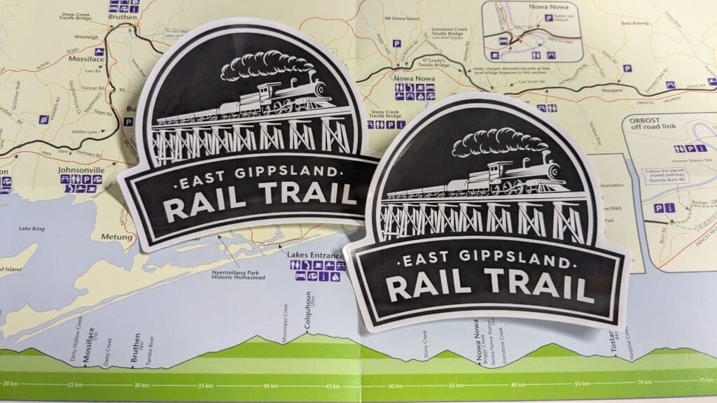 East Gippsland Rail Trail Stickers for sale