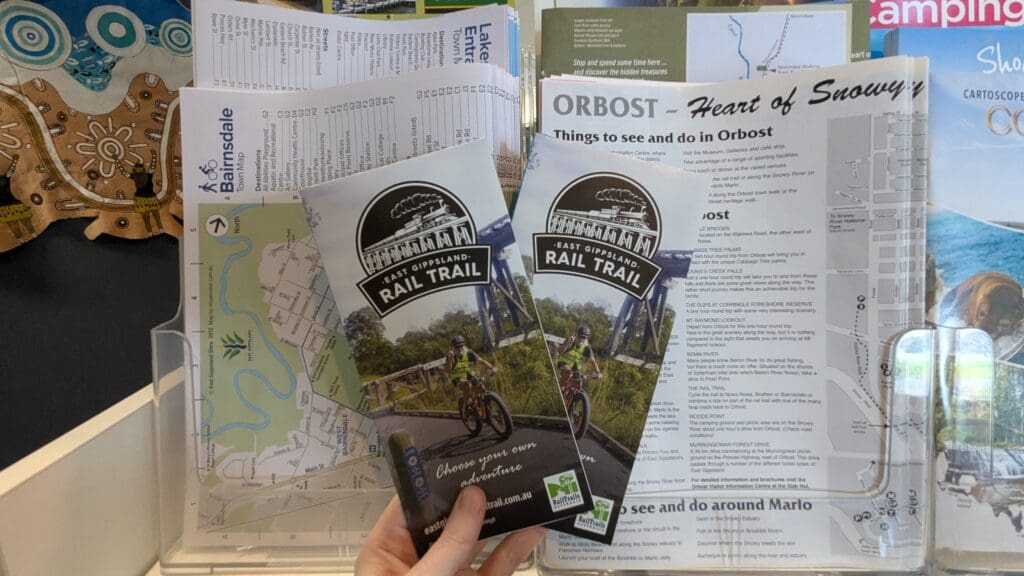 East Gippsland Rail Trail Maps and brochures