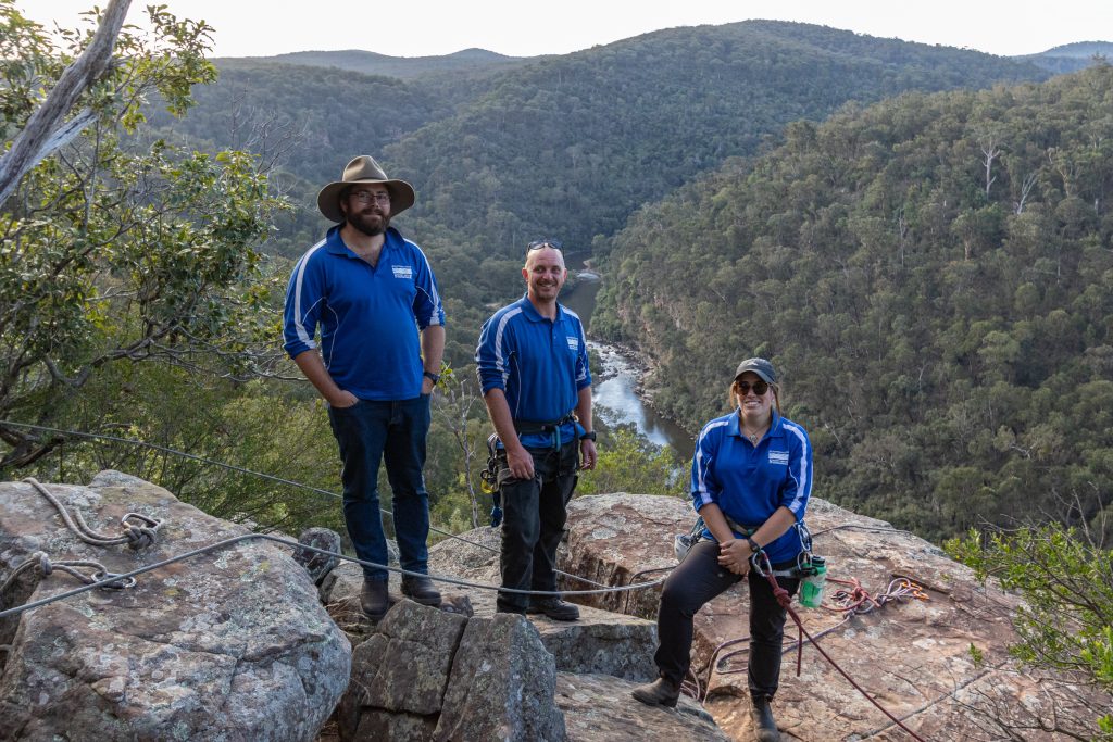 Karoonda Park East Gippsland abseiling