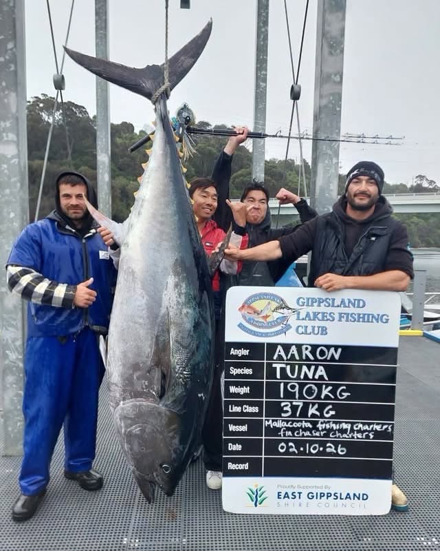 Aaron tuna lakes entrance