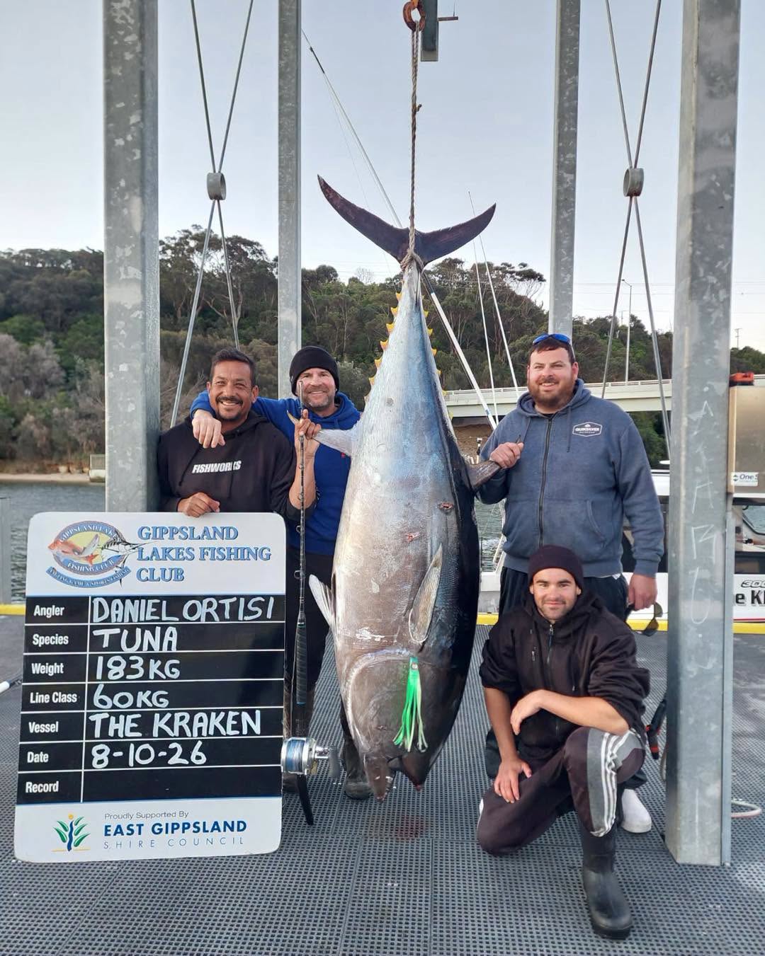 Daniel Ortisi Tuna Lakes Entrance, Victoria